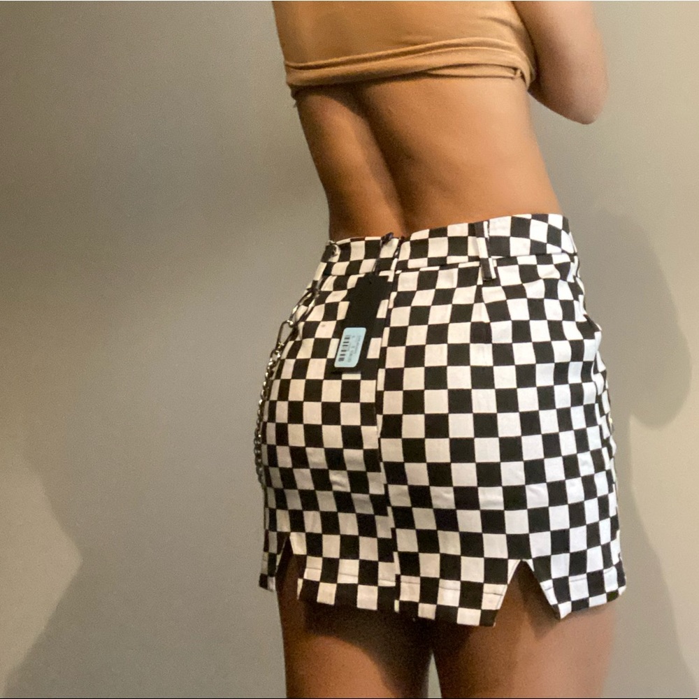 Carmar LF checkered skirt